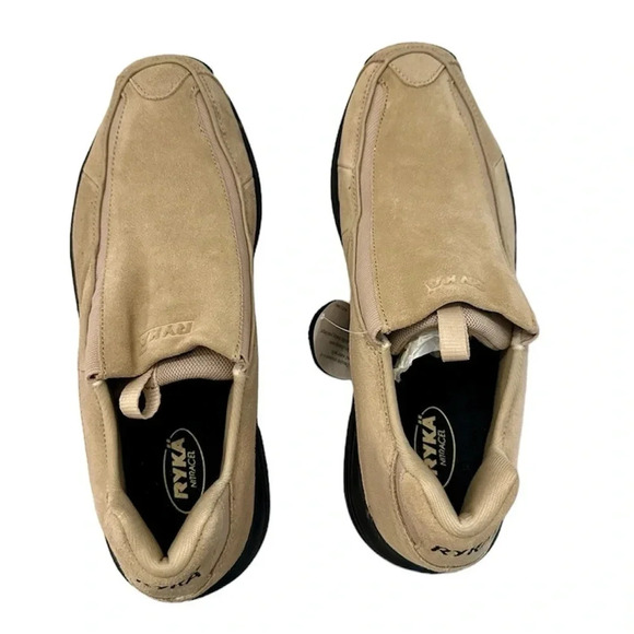 Ryka Tan Suede Cascade Roamer Low Cut Slip On Shoes with ScotchGard Sz 10 GUC - Picture 1 of 9